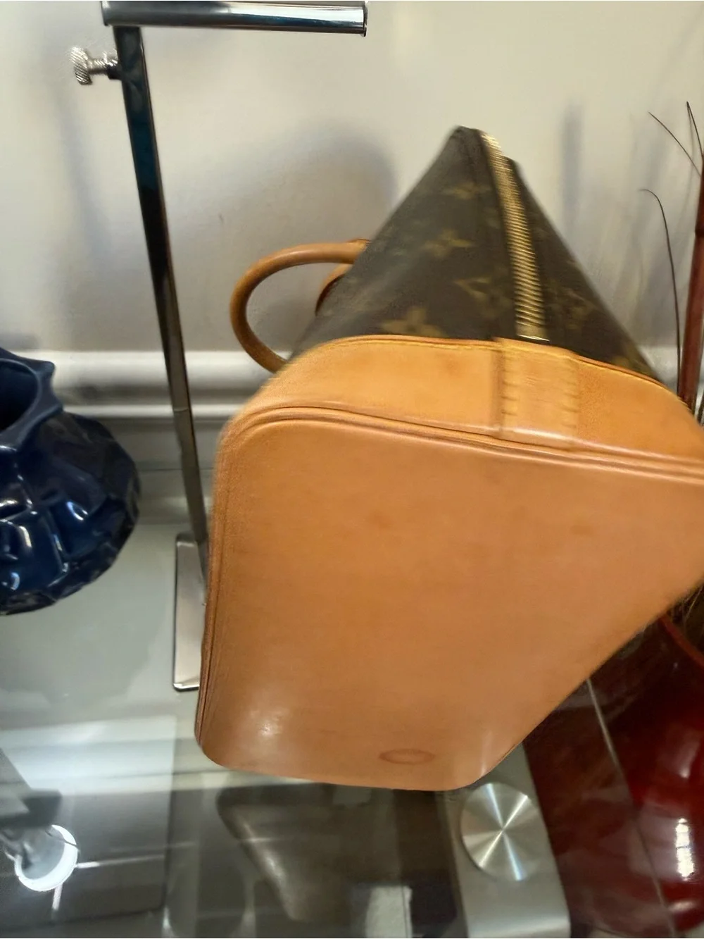 Louis Vuitton Monogram Alma PM Handbag in Brown and Tan